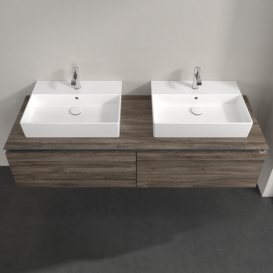 Тумба під раковину Villeroy & Boch Legato 160х38 см ДСП кам'яний дуб B67600RK