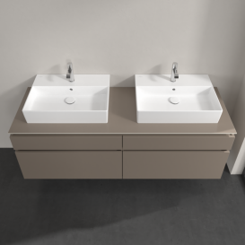 Тумба под раковину Villeroy & Boch Legato 160х55 см ДСП трюфель серый B67700VG