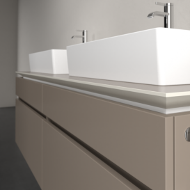 Тумба под раковину Villeroy & Boch Legato 160х55 см ДСП трюфель серый B67700VG