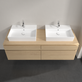 Тумба под раковину Villeroy & Boch Legato 160х55 см ДСП северный дуб B67700VJ