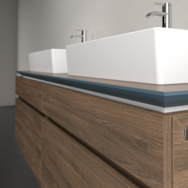 Тумба под раковину Villeroy & Boch Legato 160х55 см ДСП дуб аризона B67700VH