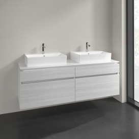 Тумба під раковину Villeroy & Boch Legato 160х55 см ДСП біле дерево B67700E8