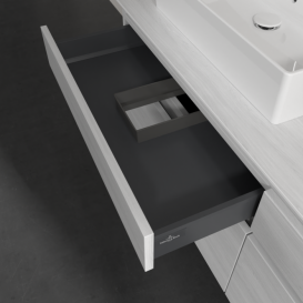 Тумба під раковину Villeroy & Boch Legato 160х55 см ДСП біле дерево B67700E8