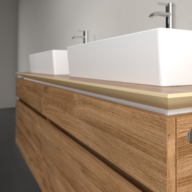 Тумба під раковину Villeroy & Boch Legato 160х55 см ДСП дуб канзас B67700RH