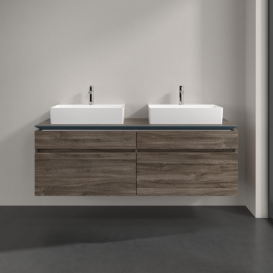 Тумба под раковину Villeroy & Boch Legato 160х55 см ДСП каменный дуб B67700RK