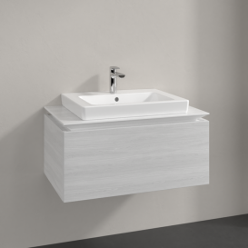 Тумба под раковину Villeroy & Boch Legato 80х38 см ДСП белое дерево B67800E8