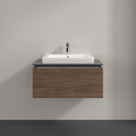 Тумба под раковину Villeroy & Boch Legato 80х38 см ДСП дуб аризона B67800VH