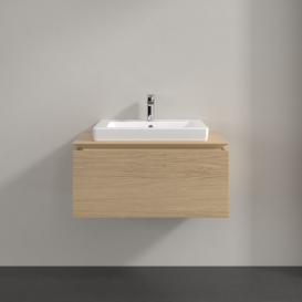 Тумба под раковину Villeroy & Boch Legato 80х38 см ДСП северный дуб B67800VJ