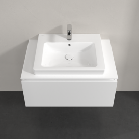 Тумба под раковину Villeroy & Boch Legato 80х38 см МДФ/ДСП белый глянцевый B67800DH