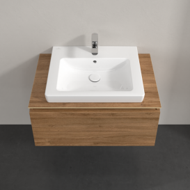 Тумба под раковину Villeroy & Boch Legato 80х38 см ДСП дуб канзас B67800RH