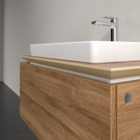Тумба под раковину Villeroy & Boch Legato 80х38 см ДСП дуб канзас B67800RH
