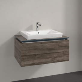 Тумба под раковину Villeroy & Boch Legato 80х38 см ДСП каменный дуб B67800RK