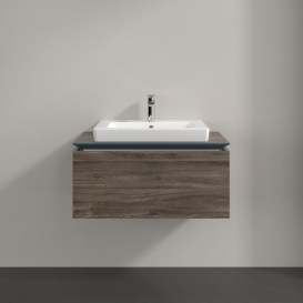 Тумба под раковину Villeroy & Boch Legato 80х38 см ДСП каменный дуб B67800RK