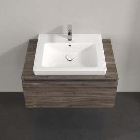 Тумба под раковину Villeroy & Boch Legato 80х38 см ДСП каменный дуб B67800RK