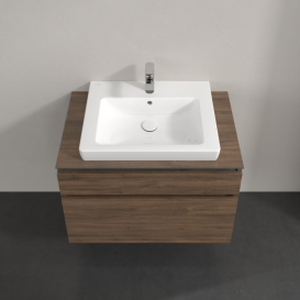 Тумба під раковину Villeroy & Boch Legato 80х55 см ДСП дуб аризона B67900VH