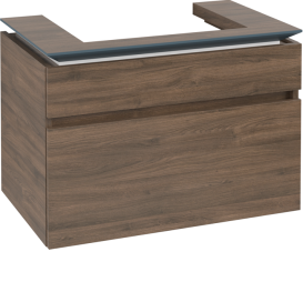 Тумба під раковину Villeroy & Boch Legato 80х55 см ДСП дуб аризона B67900VH