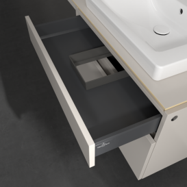 Тумба под раковину Villeroy & Boch Legato 80х55 см ДСП нежно-серый B67900VK