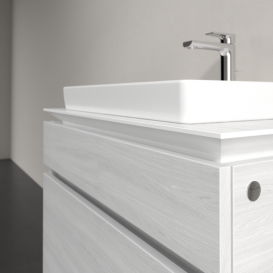 Тумба под раковину Villeroy & Boch Legato 80х55 см ДСП белое дерево B67900E8