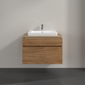 Тумба под раковину Villeroy & Boch Legato 80х55 см ДСП дуб канзас B67900RH