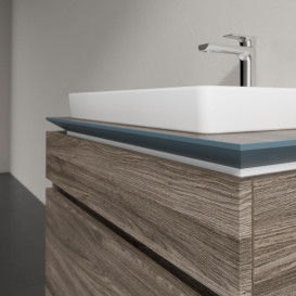 Тумба под раковину Villeroy & Boch Legato 80х55 см ДСП каменный дуб B67900RK