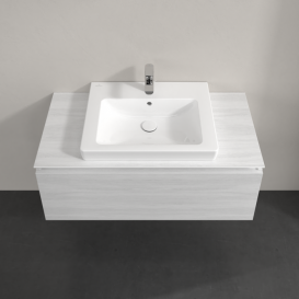 Тумба под раковину Villeroy & Boch Legato 100х38 см ДСП белое дерево B68000E8