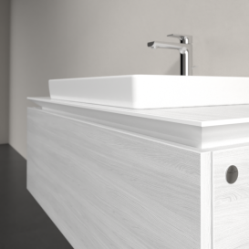 Тумба под раковину Villeroy & Boch Legato 100х38 см ДСП белое дерево B68000E8