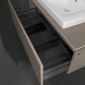 Тумба под раковину Villeroy & Boch Legato 100х38 см ДСП трюфель серый B68000VG