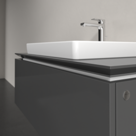 Тумба под раковину Villeroy & Boch Legato 100х38 см МДФ/ДСП глянцевый серый B68000FP