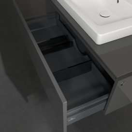Тумба под раковину Villeroy & Boch Legato 100х38 см МДФ/ДСП глянцевый серый B68000FP