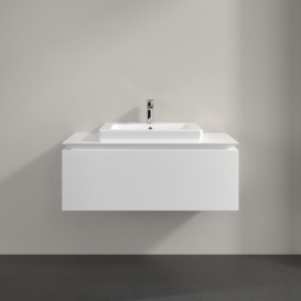 Тумба під раковину Villeroy & Boch Legato 100х38 см МДФ/ДСП білий глянсовий B68000DH