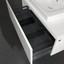 Тумба під раковину Villeroy & Boch Legato 100х38 см МДФ/ДСП білий глянсовий B68000DH