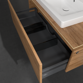 Тумба під раковину Villeroy & Boch Legato 100х38 см ДСП дуб канзас B68000RH