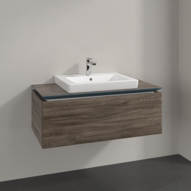 Тумба під раковину Villeroy & Boch Legato 100х38 см ДСП кам'яний дуб B68000RK