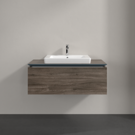 Тумба під раковину Villeroy & Boch Legato 100х38 см ДСП кам'яний дуб B68000RK