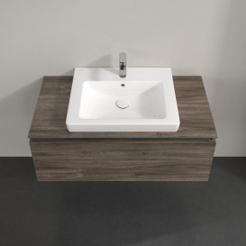 Тумба під раковину Villeroy & Boch Legato 100х38 см ДСП кам'яний дуб B68000RK