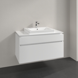 Тумба під раковину Villeroy & Boch Legato 100х55 см МДФ/ДСП білий глянсовий B68100DH