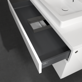 Тумба під раковину Villeroy & Boch Legato 100х55 см МДФ/ДСП білий глянсовий B68100DH