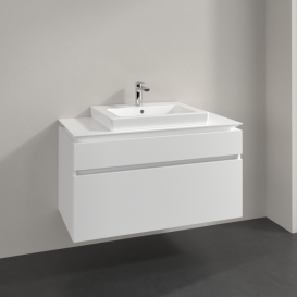 Тумба под раковину Villeroy & Boch Legato 100х55 см ДСП белый матовый B68100MS