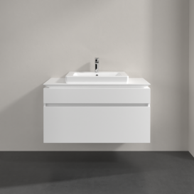 Тумба под раковину Villeroy & Boch Legato 100х55 см ДСП белый матовый B68100MS