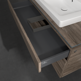 Тумба під раковину Villeroy & Boch Legato 100х55 см ДСП кам'яний дуб B68100RK