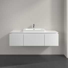 Тумба під раковину Villeroy & Boch Legato 120х38 см МДФ/ДСП білий глянсовий B68200DH