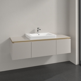 Тумба под раковину Villeroy & Boch Legato 120х38 см ДСП нежно-серый B68200VK