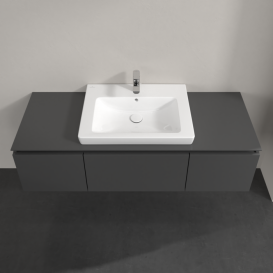 Тумба под раковину Villeroy & Boch Legato 120х38 см МДФ/ДСП глянцевый серый B68200FP