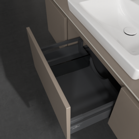 Тумба под раковину Villeroy & Boch Legato 120х38 см ДСП трюфель серый B68200VG