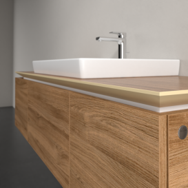 Тумба під раковину Villeroy & Boch Legato 120х38 см ДСП дуб канзас B68200RH