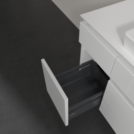 Тумба під раковину Villeroy & Boch Legato 120х55 см МДФ/ДСП білий глянсовий B68300DH