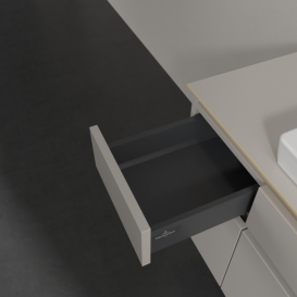 Тумба під раковину Villeroy & Boch Legato 120х55 см ДСП ніжно-сірий B68300VK