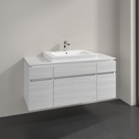 Тумба під раковину Villeroy & Boch Legato 120х55 см ДСП біле дерево B68300E8