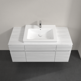 Тумба під раковину Villeroy & Boch Legato 120х55 см ДСП біле дерево B68300E8