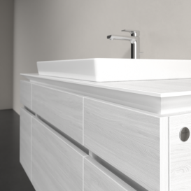 Тумба під раковину Villeroy & Boch Legato 120х55 см ДСП біле дерево B68300E8